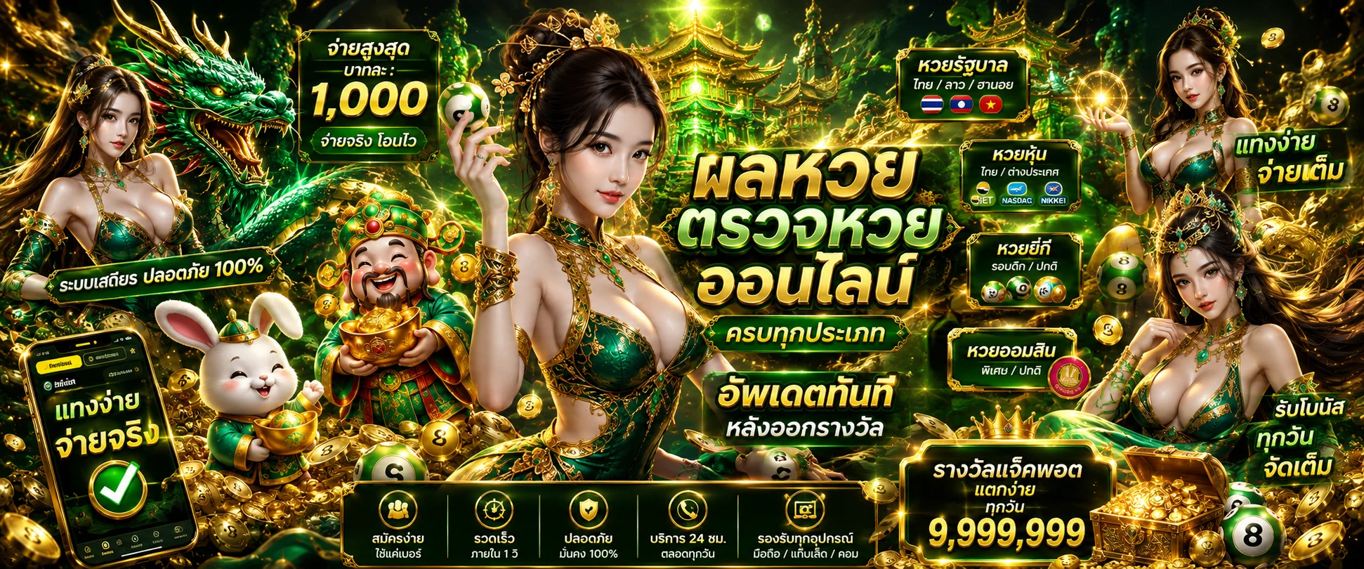 หน้าตรวจผลหวย FINIX77 หวยไทย ลาว ฮานอย ยี่กี
